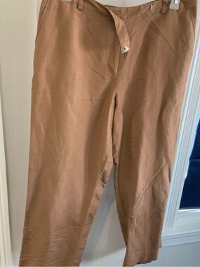 Kasper womens brown pants size 16. SKU 3162